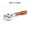 58MM Bottomless Hollow Portafilter for Gaggia/Baby/Classic Coffee Machine Modified Handle Stainless Steel Coffee Handle Filter