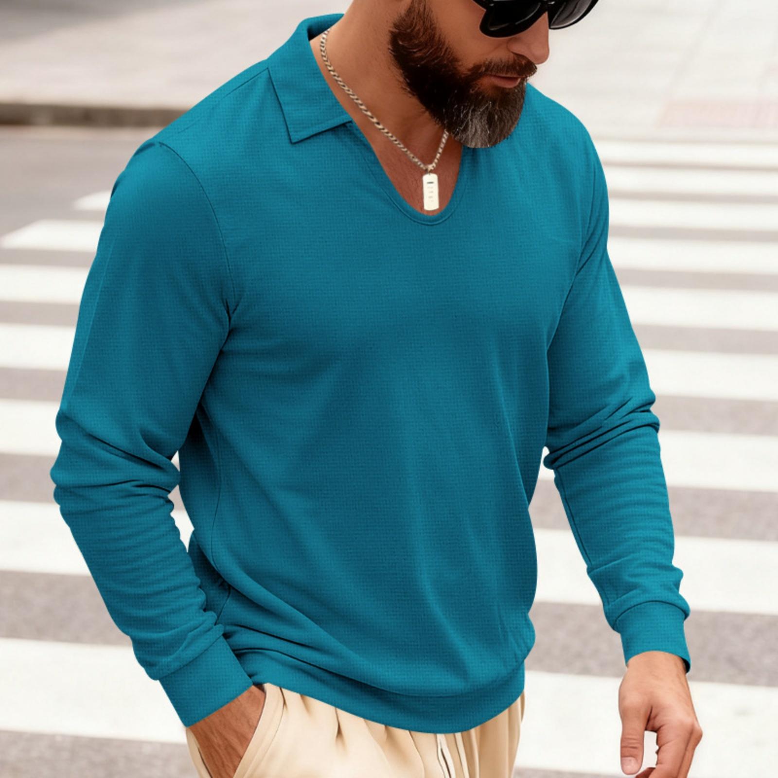 

Мужские рубашки с длинным рукавом толстовка Pacificozy Мужская однотонная толстовка с капюшоном и длинным рукавом XXXL