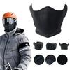 Pasamontañas de Invierno Calentador de Polar Máscara Facial para Motocicleta Transpirable Media Máscara de Esquí Bufanda Motocicleta Ciclismo Bicicleta Máscara para Biker