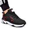 Winter velvet cotton shoes leather travel shoes large size shoes sports warm running shoes