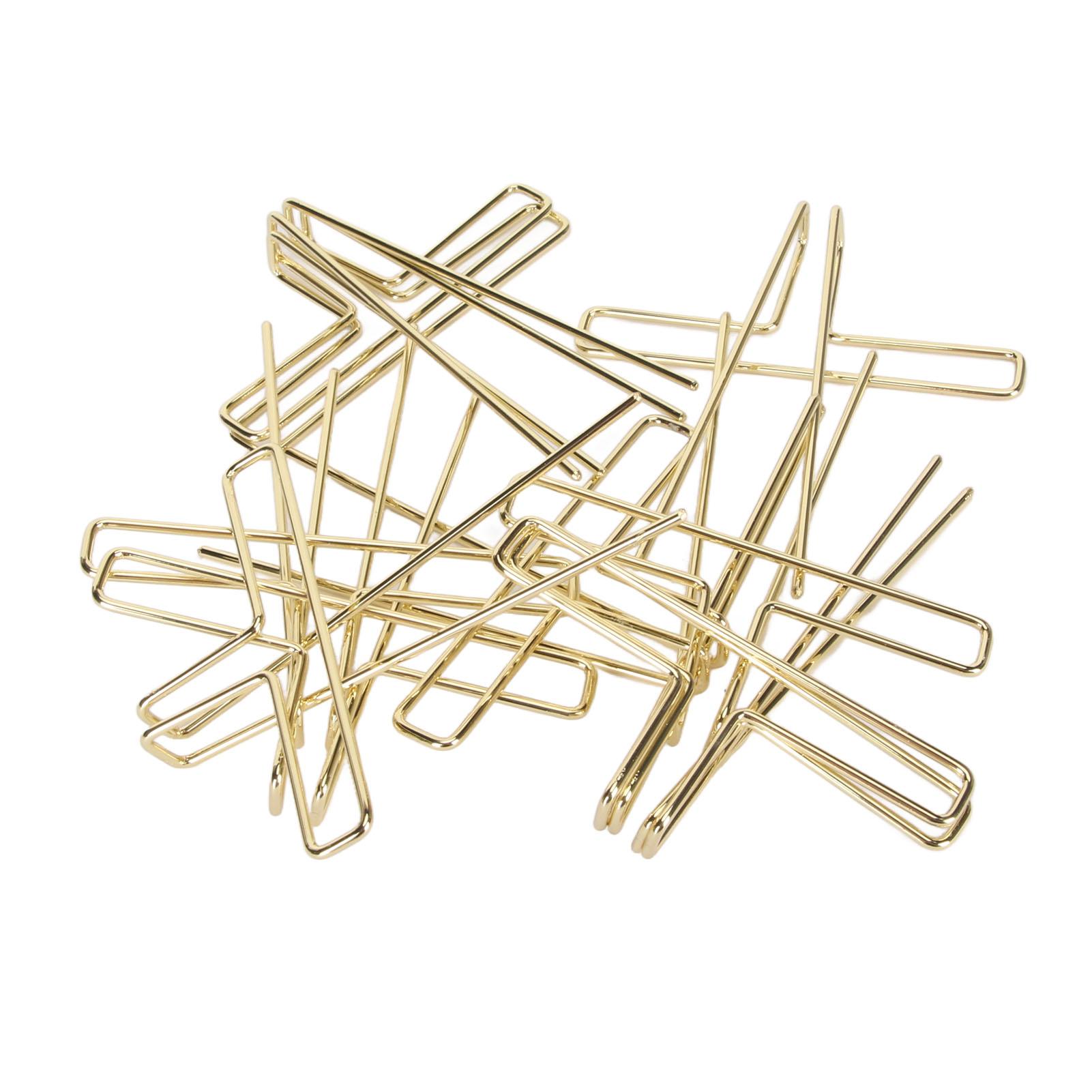 

10 Pieces Paper Clip Metal Journaling Paper Clamps Office Paperclips for Paper Document Note Sorting and Organizing 88mm