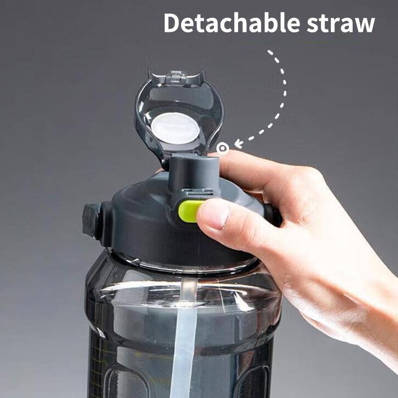 2L Sports Water Bottle Leak Proof Big Capacity Sturdy Water Jug for Bike Climbing Camping