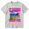 It Burns When I Pee Cat Funny Meme Graphic T-shirts Men's Women Fashion Hip Hop Cotton Short Sleeve Oversized T-shirt Streetwear