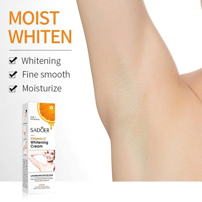 Sadoer Vitamin C Body Lotion Moisturizing Armpit Body Care Nourishing Anti Drying Tender Smooth Exfoliating Creams Skin Care
