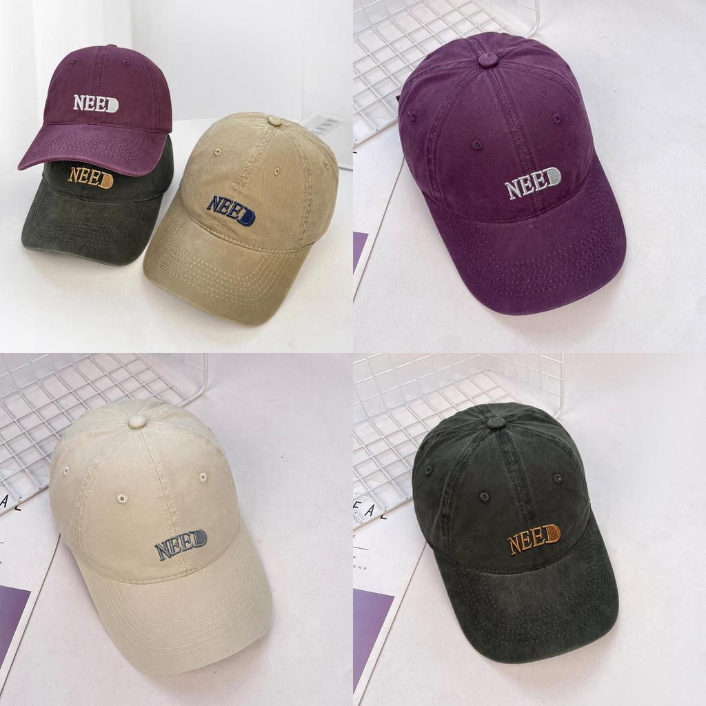 Need Letter Embroidery Baseball Cap With Adjustable Fit For Sun Protection And Casual Wear