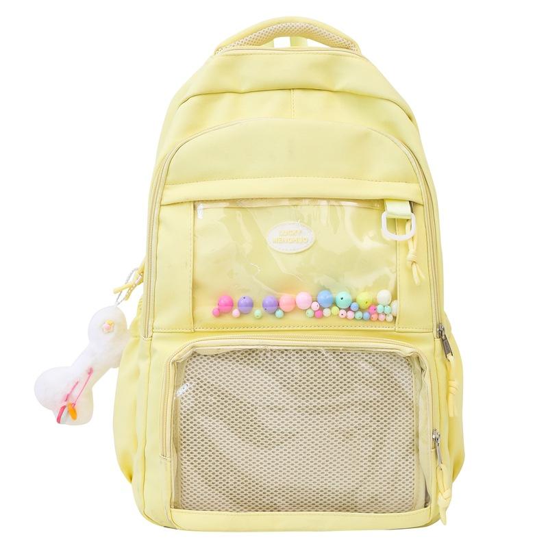 Schoolbag Japanese new backpack girl transparent baby bag campus large capacity backpack pain bag student schoolbag wholesale