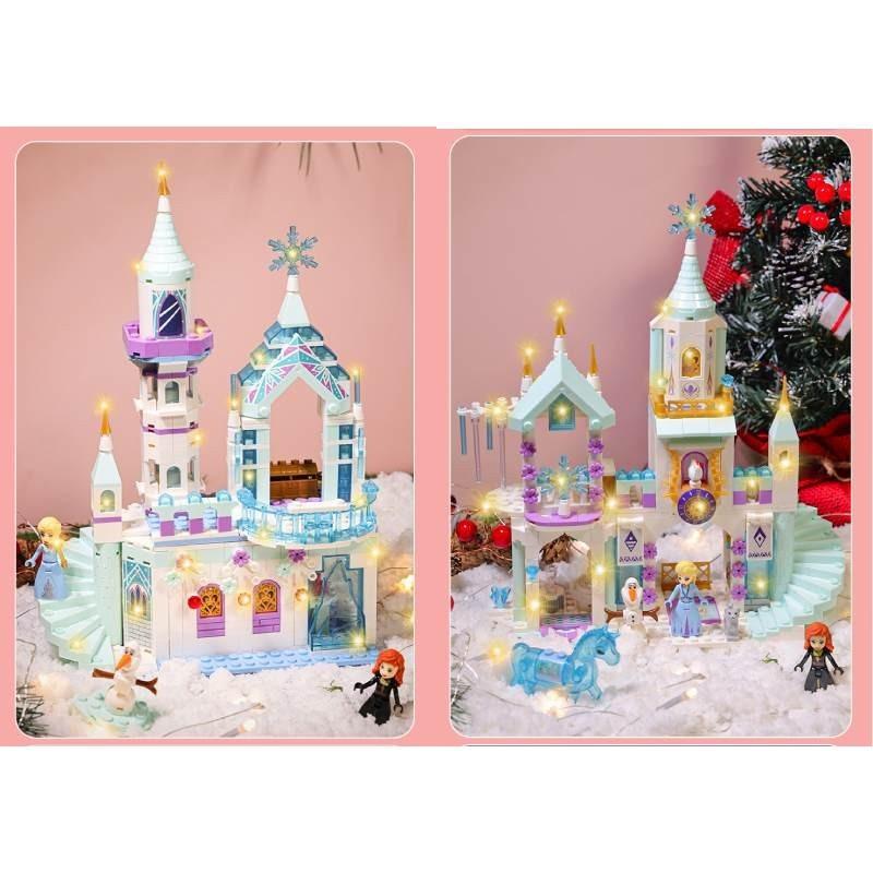 Enchanting Frozen Princess Castle Building Blocks Puzzle Toy For Creative Kids
