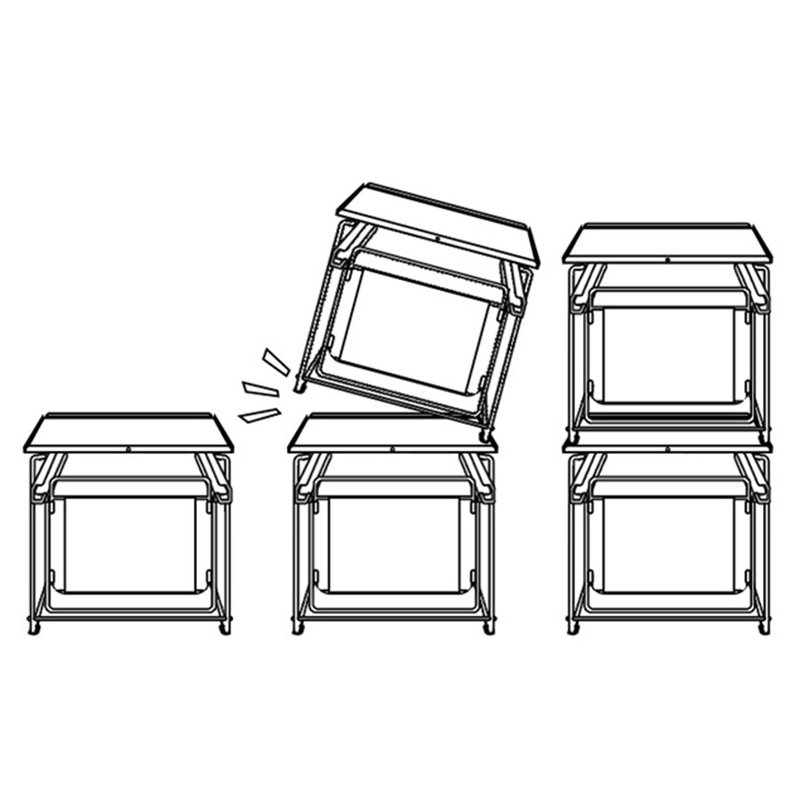 

Kitchen Under Sink Organizer Shelf Carbon Steel Sliding Storage Rack with Lid White