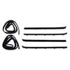 Front Door Window Weatherstrip Kit 15569071 Sweep Felt Trim   Run Channel   Replacement for C1500 C2500 C3500 K1500  00 K3500