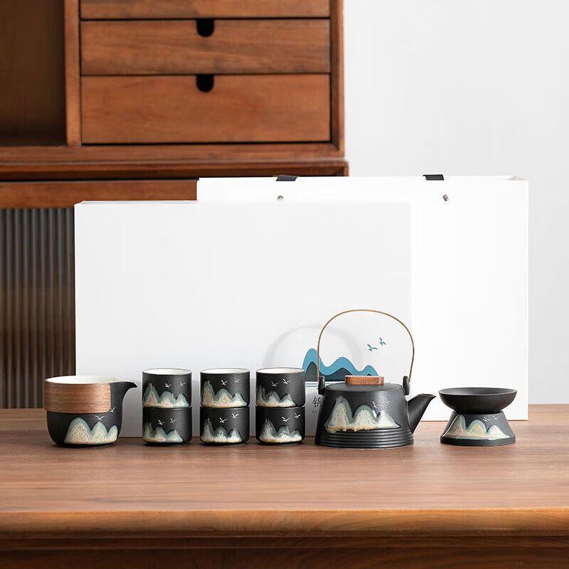 Qiu Qiao Ceramic Kung Fu Tea Set