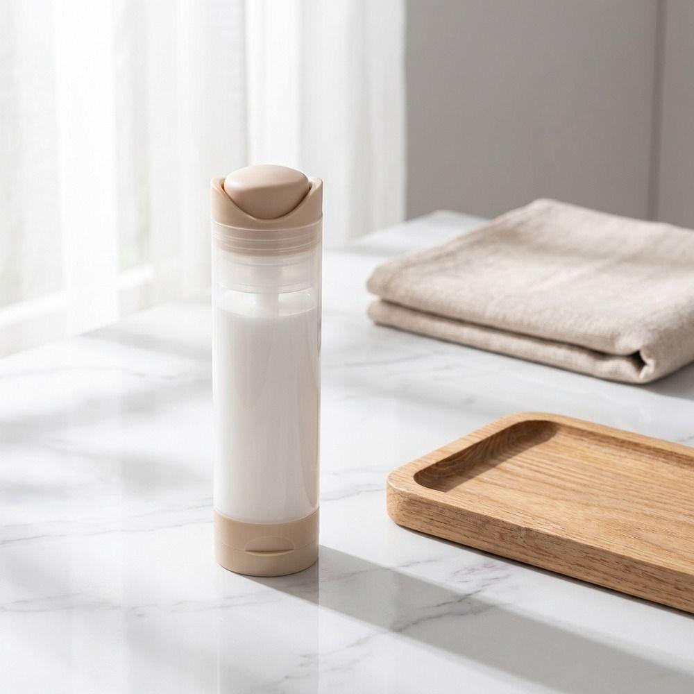 Press Airless Pump Bottle 50/80 ML Lotion Packaging Box Convenient Vacuum Press Bottle Eye Cream