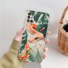 Phone Case For Samsung A15 A13 A35 A55 A51 A71 A41 A31 A21S A03S A05 A17 A23 A25 A33 A53 A73 5G A07 4G Cover Blossom Pink Snake