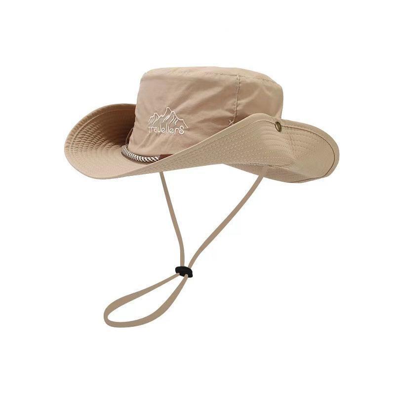 Summer Bucket Hat Men Women Outdoor Fishing Camping Hiking Hats Breathable Anti Uv Windproof Sun Hat
