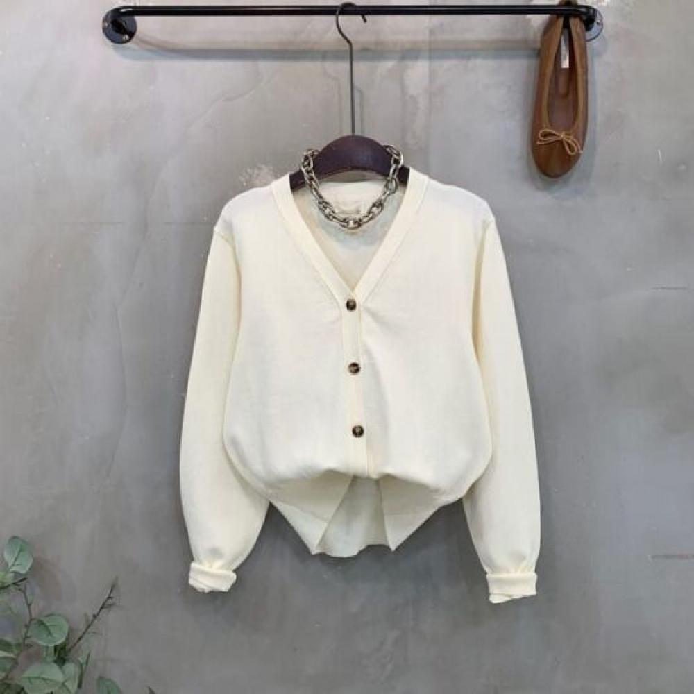 C S In The Room Dami baSiC V neCk Long SleeVe Knit Cardigan 6ColorS