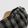 Kids' Artistic Plaid Beret - Trendy Retro Hat for Boys and Girls