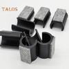 5Pcs Chair Legs Tips Caps with Felt Pads U-shaped Plastic Table Feet Glides Protectors Non-Slip Furniture Feet Tubing Cap for 19/22/25mm Diameter