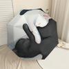 Yin Yang Katzen: Ein einzigartiges Design für Ihr Outdoor-Abenteuer Automatisches Öffnungs-/Schließschirm, Leichtes und Langlebiges Reiseaccessoire 101