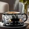 Durable Coffee Mugs 100ML Water Cup Fun Car Shaped Coffee Cup  for Desktop Ornament