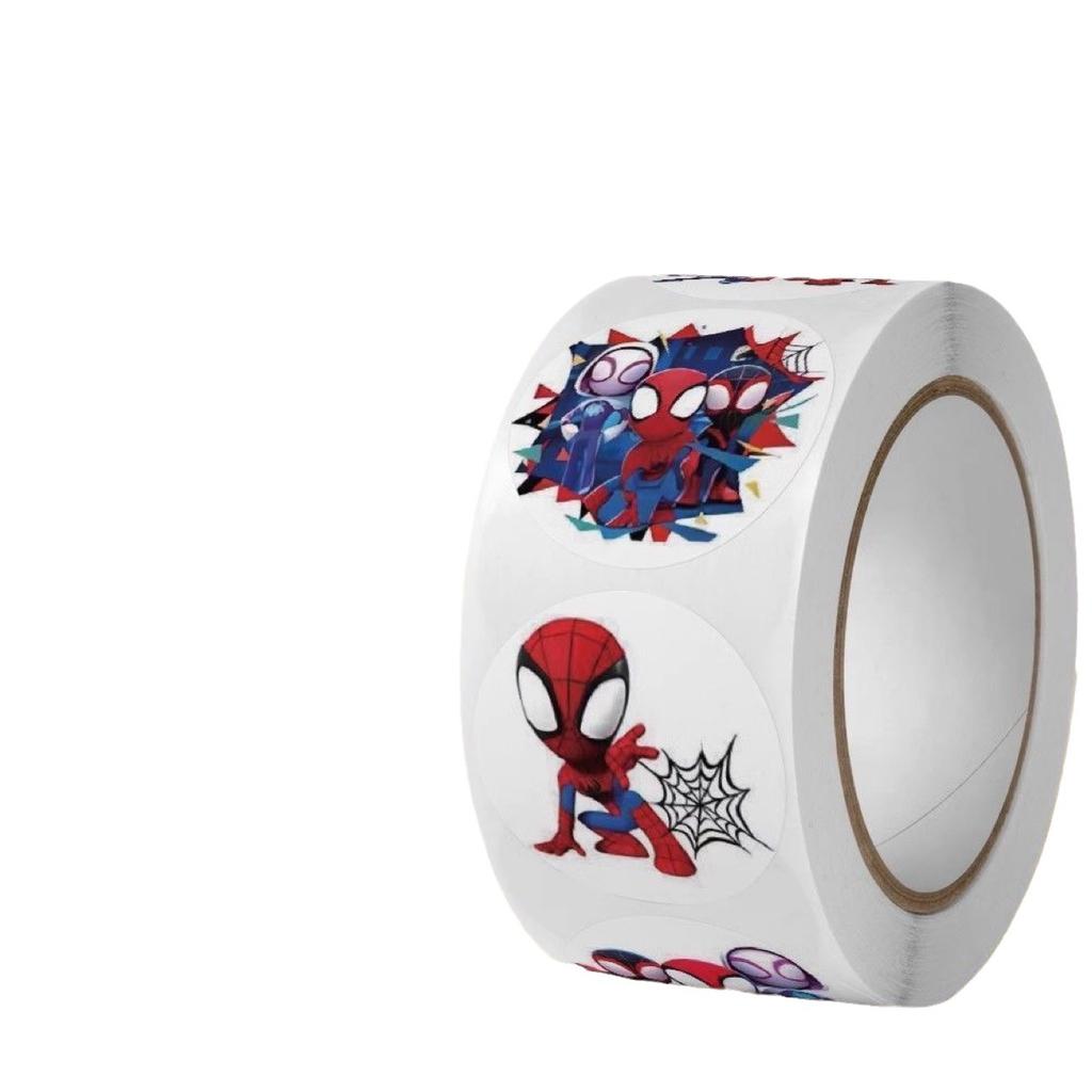 Marvel Heroes Sticker Pack Cartoon Spider-Man Captain America Iron Man Avengers Stickers for Boys Waterproof Durable for Water Bottle Laptop Luggage