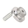 58mm Machine Tool Handwheel with Handle Aluminum Alloy Hand Wheel Replacement for 0618 CJ18A 7x12 7x14