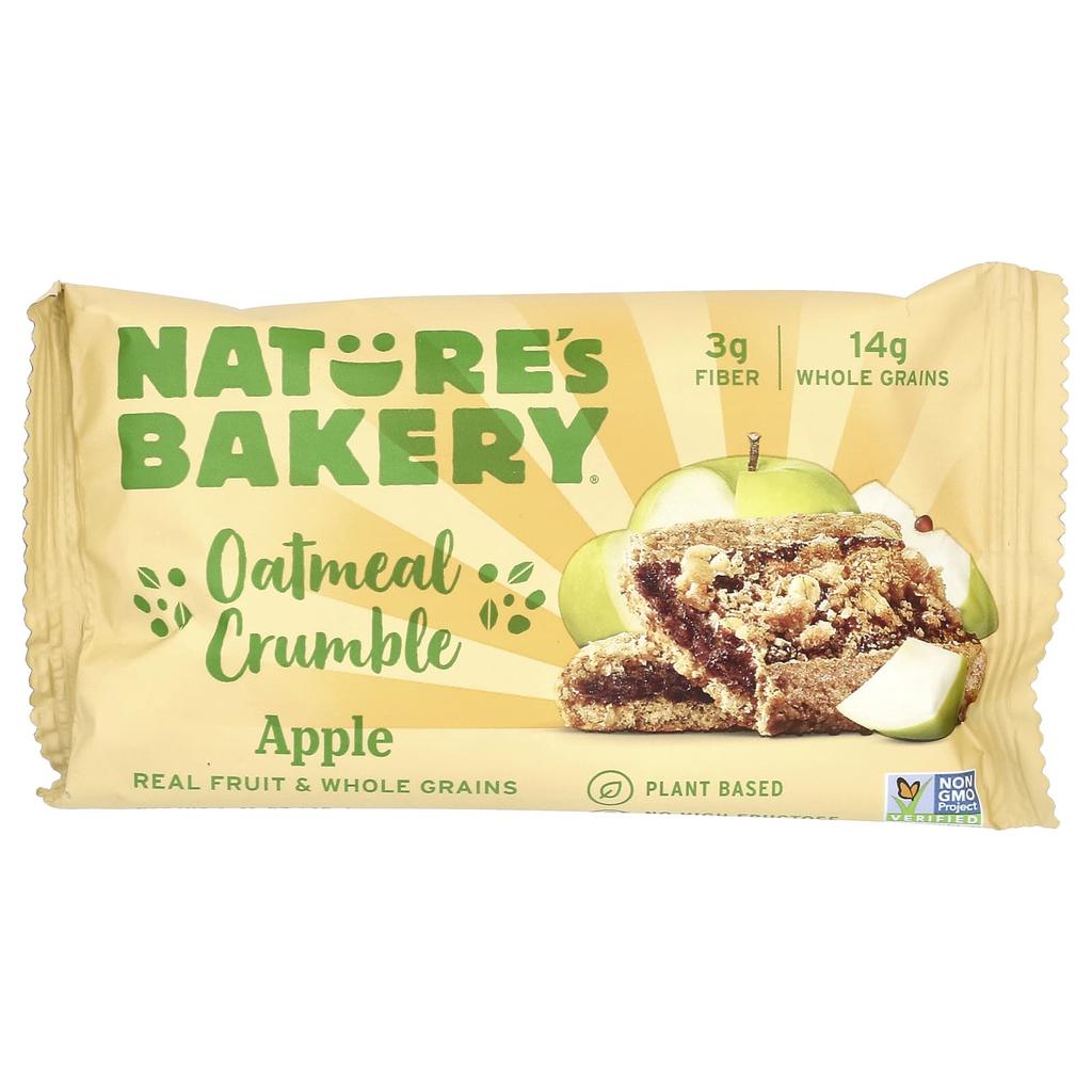 Nature's Bakery, Oatmeal Crumbles, Apple Flavor, 6 packs, 1.41 oz (40 g) each