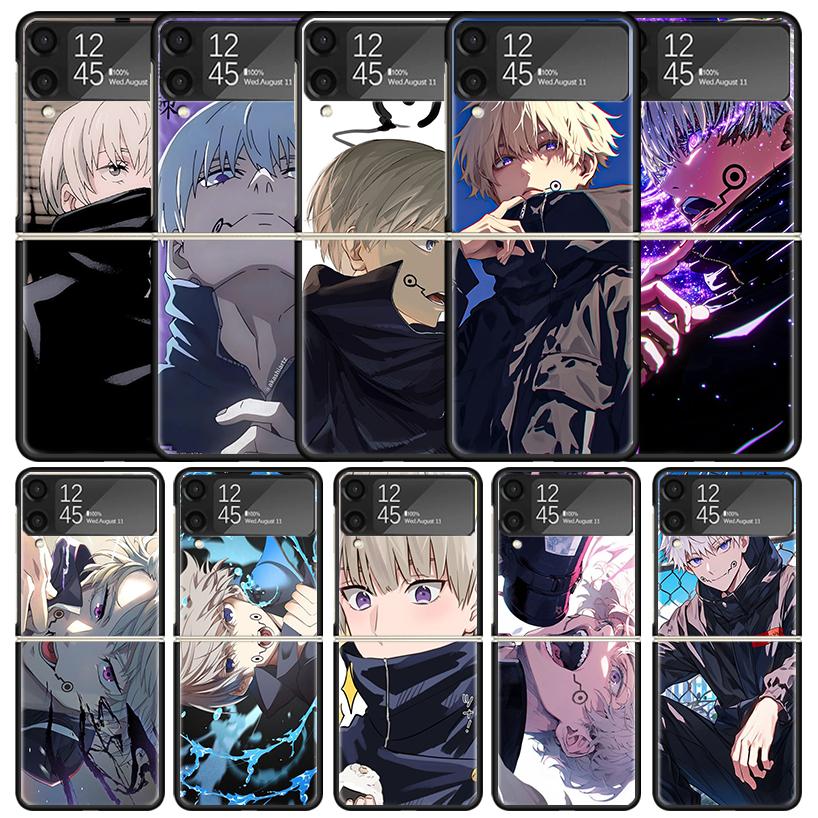 Kaisen J-Jujutsu Inumaki Toge Phone Case For Samsung Galaxy Z Flip7 Flip6 5G Flip5 Flip4 Flip3 ZFlip 7 6 3 4 5 Shockproof Back C
