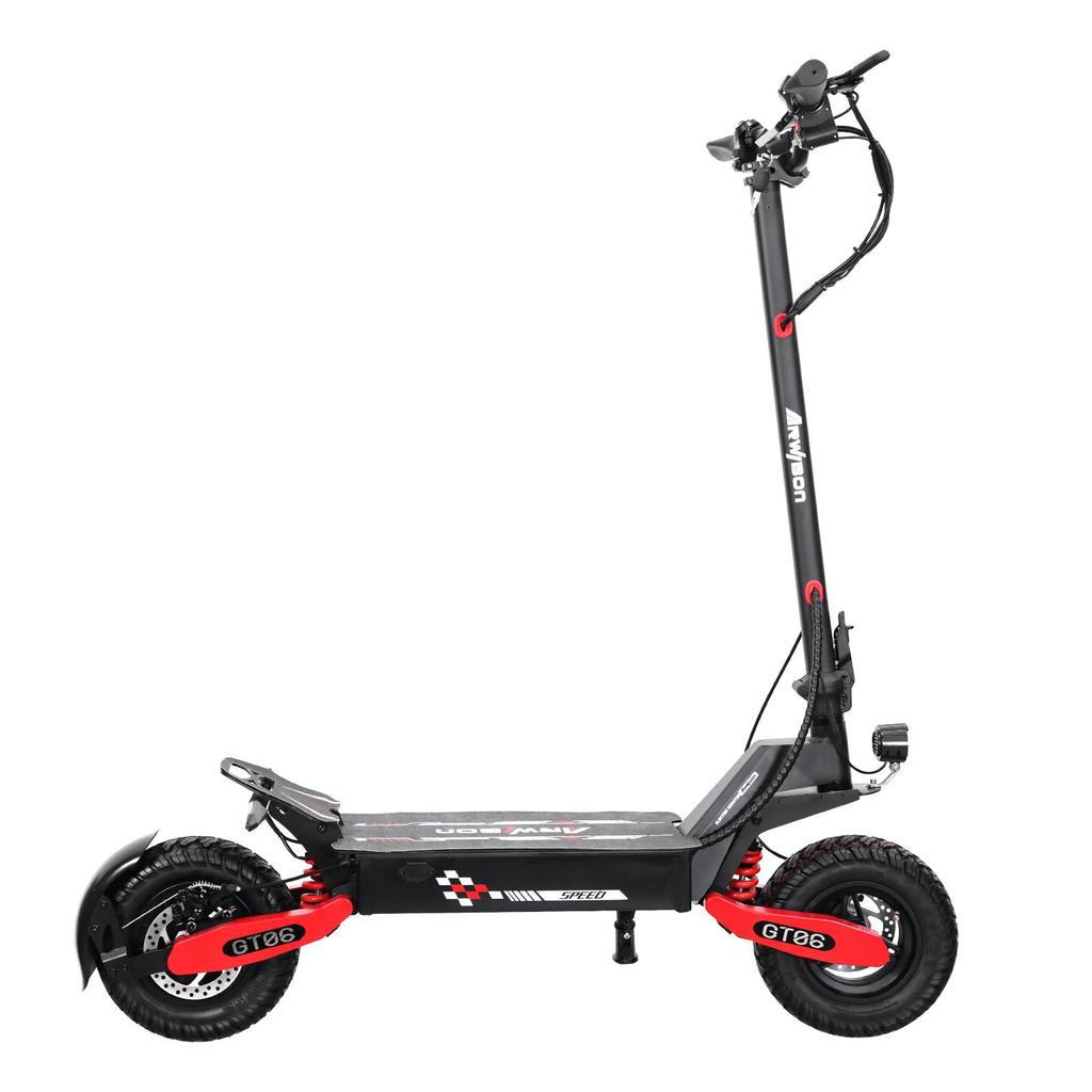 Arwibon GT06 Electric Scooter Adults, 1200W Motor 11" Off-Road Tires 48V 13Ah Battery