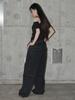 SWAYGLOW Cutout Studded Pigment Training Pants (Bk)