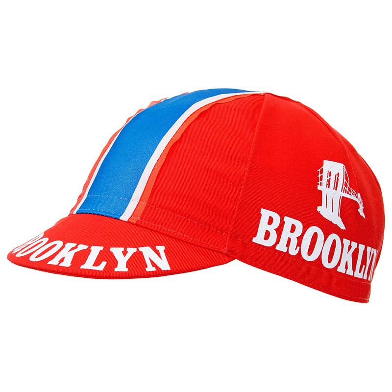 Cappellino da Ciclismo Brooklyn Team Uomo Cappello da Ciclismo Sicurezza Traspirante Classico Copricapo per Bicicletta Cappellino da Sole per Bici