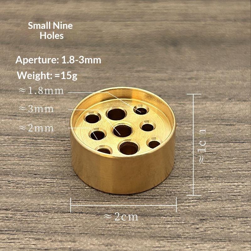 1Pcs Portable Incense Burner Multi Purpose Water Drop Shape Brass Incense Holder Home Office Teahouse Zen Ornament Supplies