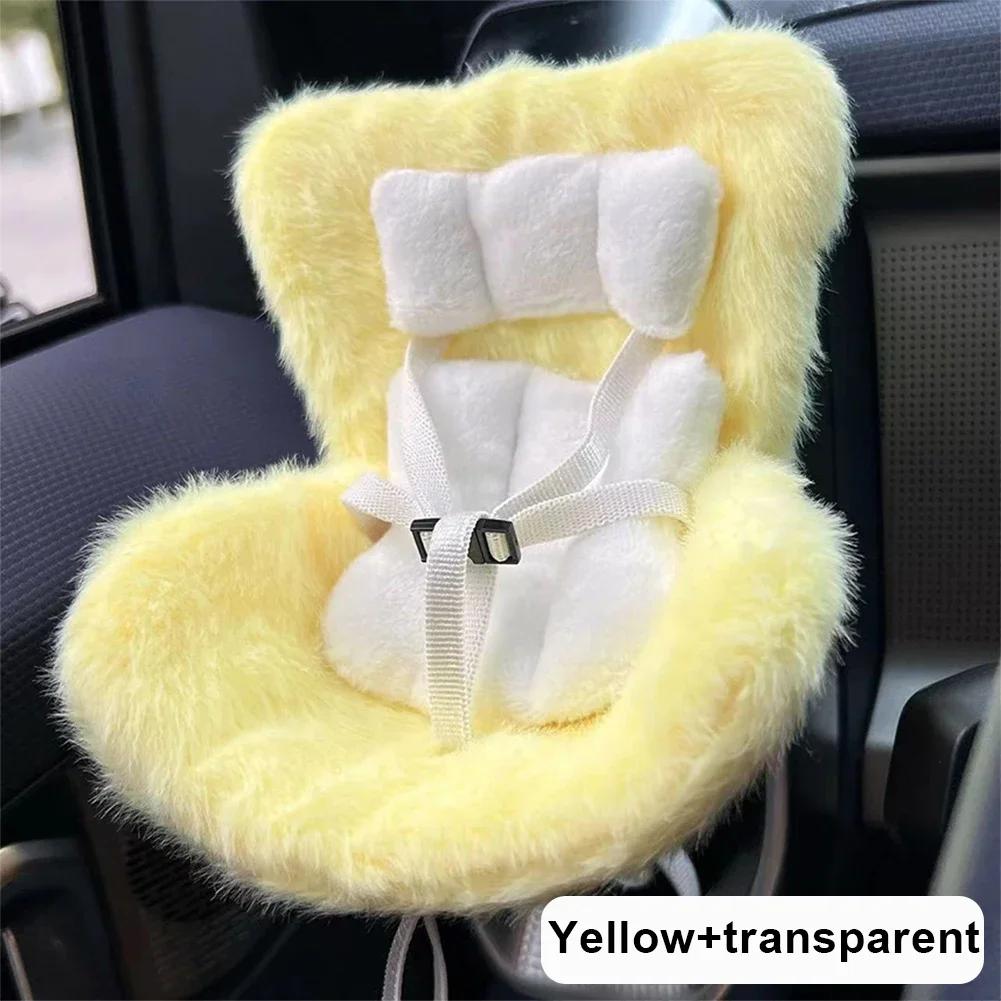 For 15/17cm Labubu Car Sofa Second Generation Sitting Party Safety Seat for LABUBU Accessories Car Dollar Storage Gift