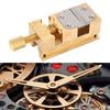 Acogedor Watch Repair Vise Clamp Brass Pointer Tube Clamp, Strong Material, Compact Size, for Watch Hands and Wheels, Essential Tool for DIY and Profe