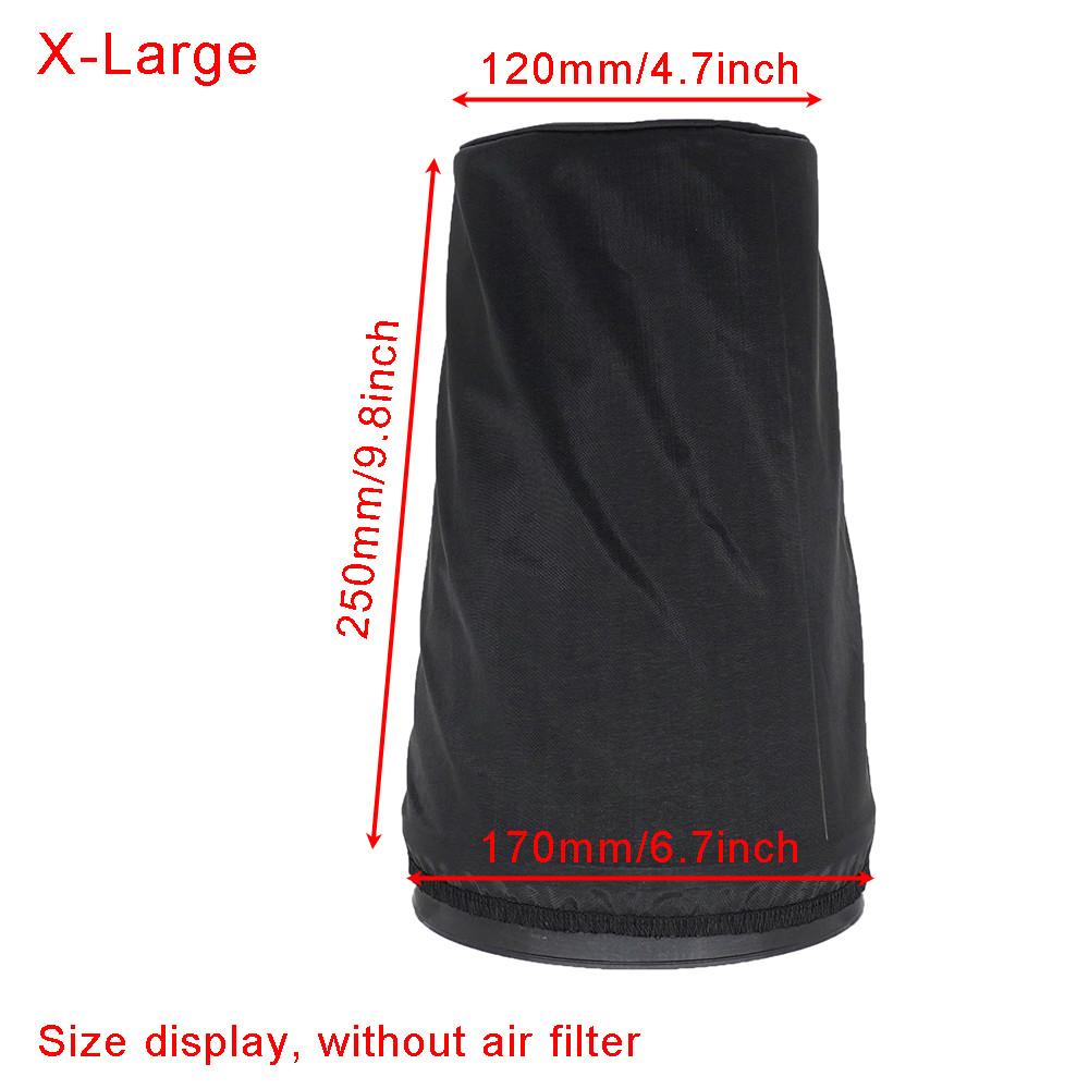 Cone Air Filter Protective Cover Universal Waterproof Dustproof Oilproof for Sport Car High Flow Cold Air Intake Filters