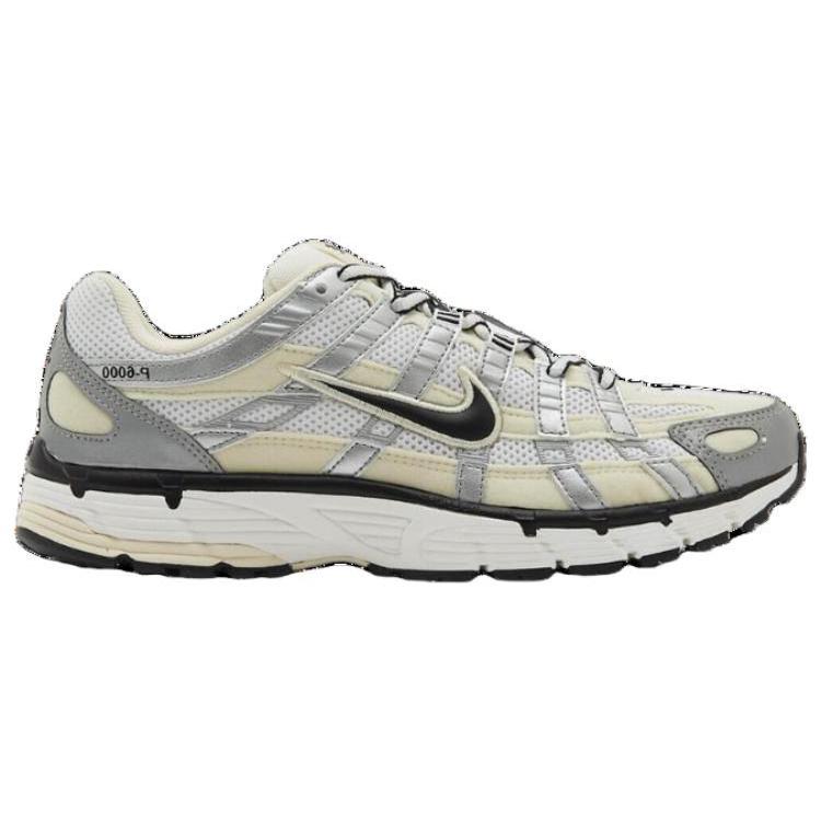 Nouvelles Nike P 6000 Lait de Coco Argent Métallisé Femme FV6603-100