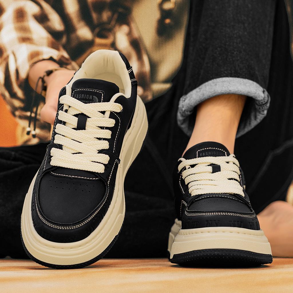 Neue Herbst-Leichtgewicht-Freizeit-Boardingschuhe mit weicher Sohle, Schuhe mit dicken Sohlen