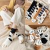 Non-pressure Pregnant Woman with Cold Hands and Feet, Cat Sleeping Socks, Maternity Socks