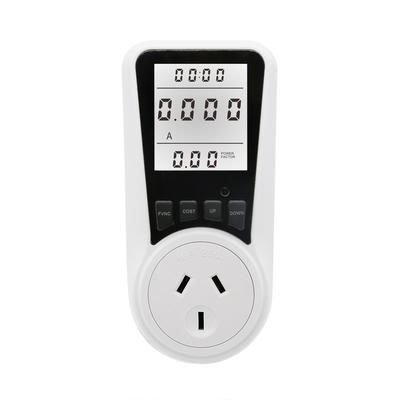 LCD-Display Stromverbrauch Leistungsmesser Steckdose Energie Watt Spannung Ampere Tester Wattzahl KWH