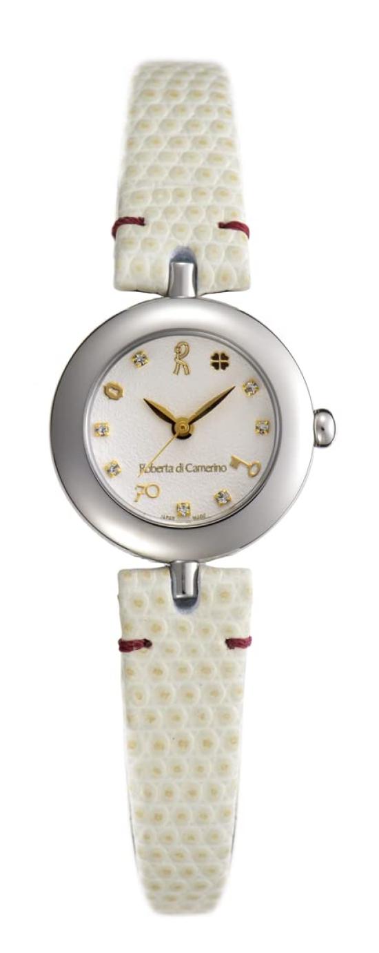 

[Roberta Di Camerino] Watch Roberta Di Camerino Venetian Glass Belt Reversible RC7060-19 Women s White