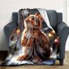 Adorable Bunny Customize Your Name Home Blankets Soft Cozy And Lightweight For Year Round Use Perfect For Picnics Sofa Office Bed Living Room And