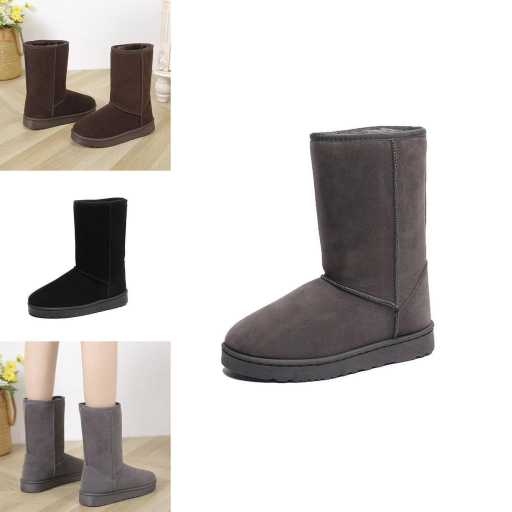 Elegant Ladies Womens Ella Mid Calf Snow Boots With Luxurious Faux Fur Lining
