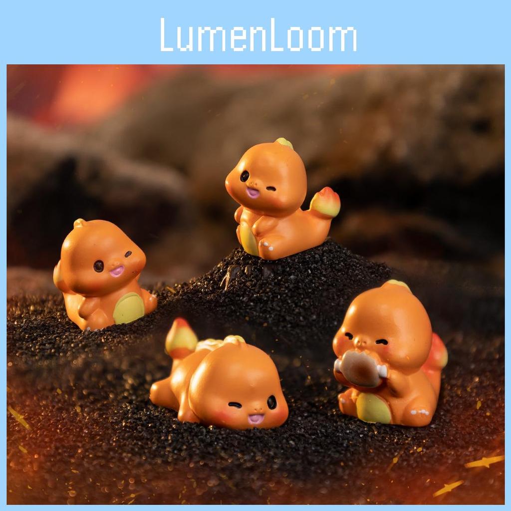 Delightful Miniature Dragon Figurines Resin Cartoon Desk Decor Blind Box Collection