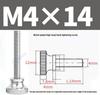 GB834 High Head Knurled Hand-Tightening Screw with Large Toothed Round Head