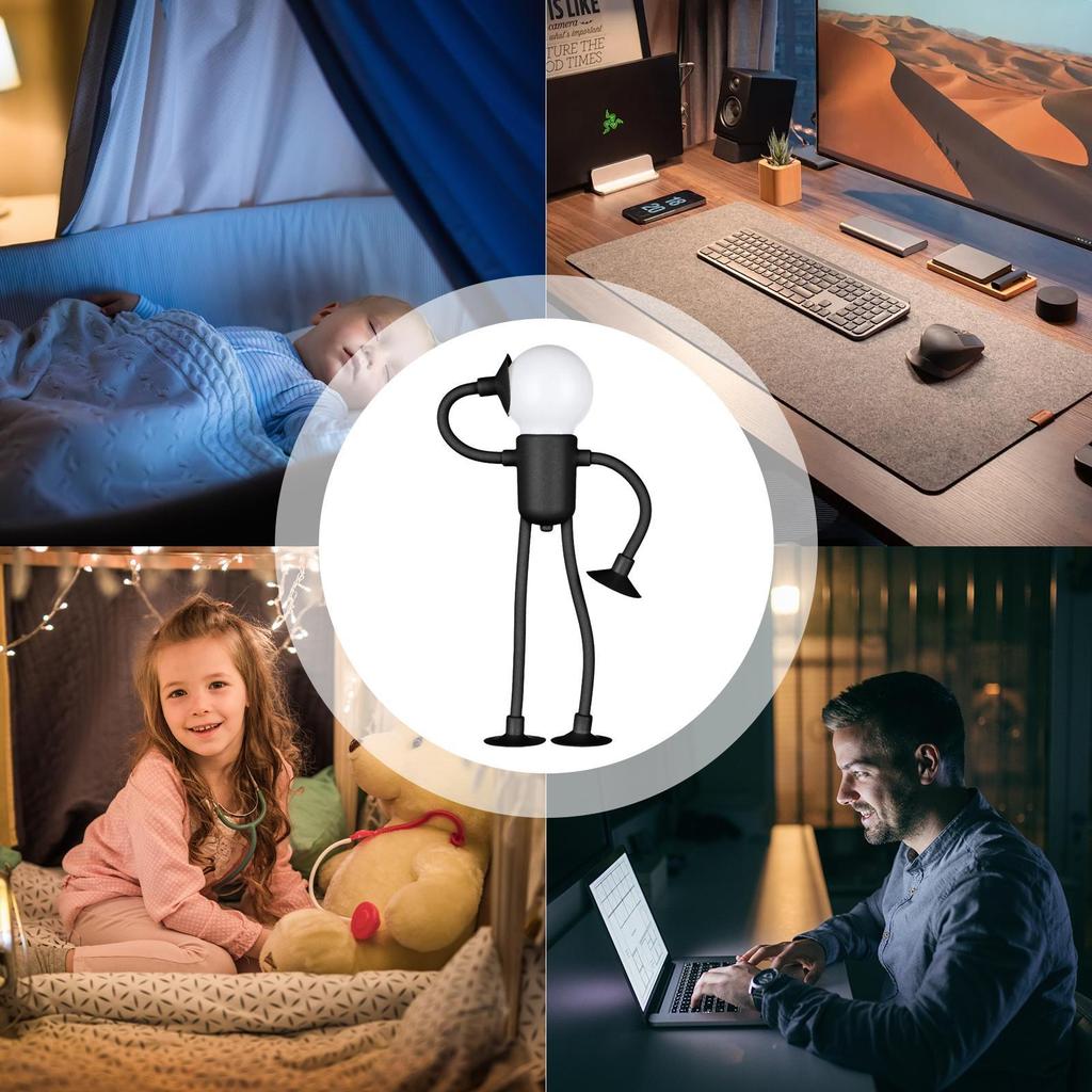 Lustiges Nachtlicht | Drehbares Nachtlicht für Kinderzimmer | Nachttischlampe | Nachtlichter für Kinder Schlafzimmer Dekor Lampe für Arbeitszimmer Tischplatte