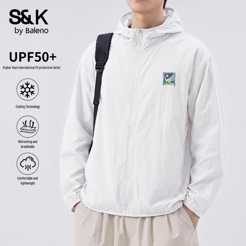 Baleno Men s UPF50+ Cooling Hooded Sun Protection Jacket (2026 Summer Collection) 4XL