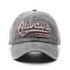 2025 Spring/Summer Unisex Cotton Baseball Cap Vintage Washed with Alphabet  ALWAYS Embroidery - Hip-Hop Inspired Snapback Design