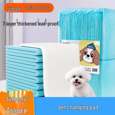 Alèses épaissies déodorantes pour chien jetables, couches absorbantes pour animaux de compagnie