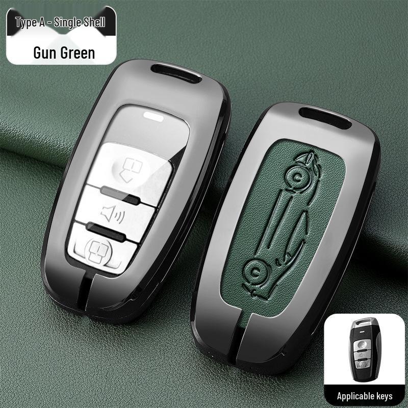 

Metal Shell Key Case Cover for Haval H6/H2S/H7/H8/H9 - Compatible with 17 Models Box packaging