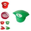 High-quality Super Mario And Luigi Cosplay Hats Perfect For Halloween And Parties