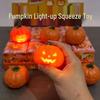 Luminous Halloween Pumpkin Squeeze Toy - Slow Rebound Decompression for Kids & Adults