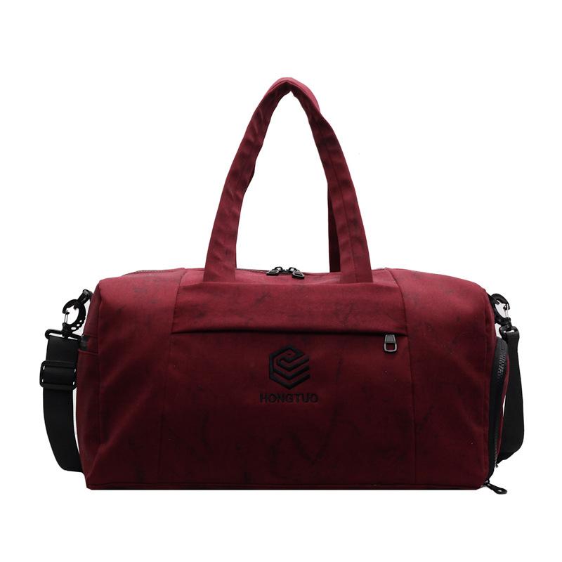 Travel bag large capacity high niche new diamond yoga fitness bag dry and wet separation travel luggage men and women